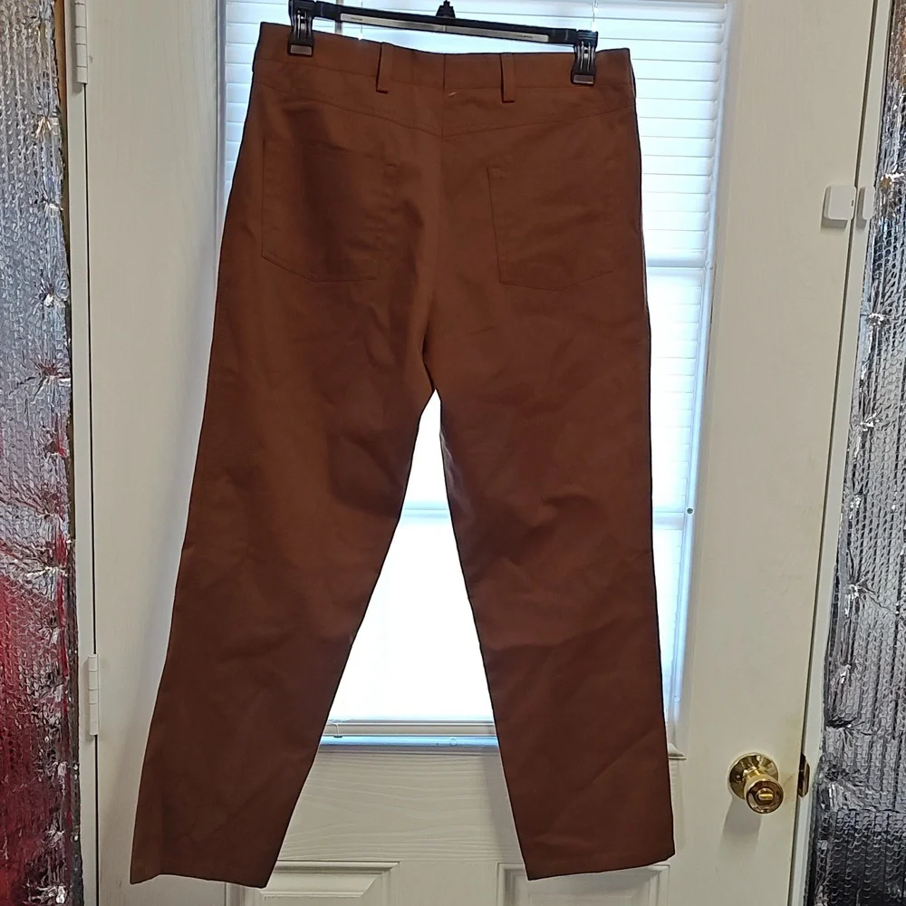 Coppley Brown Khaki Casual Pants